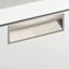 WAVE integrated zamak recessed handle for cabinet doors and drawers with modern design