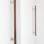 ARA modern aluminum and wood furniture handle for cabinets and drawers