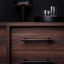 HINOKI aluminium handle with minimalist Asian-inspired design mounted on a contemporary cabinet drawer front.