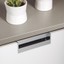 FLAT integrierter Kantenmöbelgriff aus Zamak für Schränke und Schubladen im minimalistischen Design