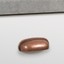 AURA Muschelgriff aus Zamak mit klassischem Vintage-Design an einer gerahmten Schubladenfront montiert.