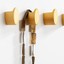 TAKK zamak wall hook in Polished Chrome, Brushed Gold, Matt White or Matt Black finish.
