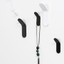 TIK aluminium wall hook in Matt White, Matt Black, Moss Grey, Yellow, Pink or Blue Turquoise.