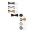 DIABOLO aluminium wall hook in Stainless Steel Look, Brushed Black, Brushed Grey or Brushed Dark Brass.