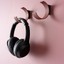 BIRDD zamak wall hook in Matt Black, Matt Black with Forest Green or Matt Black with Volcano Red.