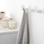 LUV zamak wall hook in Brushed Nickel, Brushed Brass Cava, Brushed Bronze, Matt White or Matt Black.