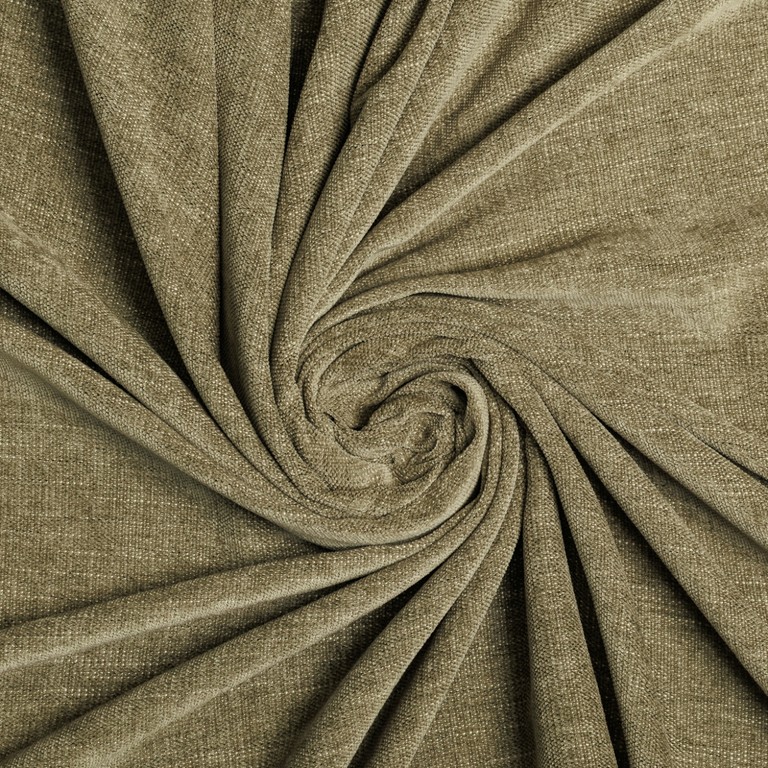Devon Made-to-measure chenille curtains in sunny and earthy nuances with Scandinavian elegance and refined textured appearance