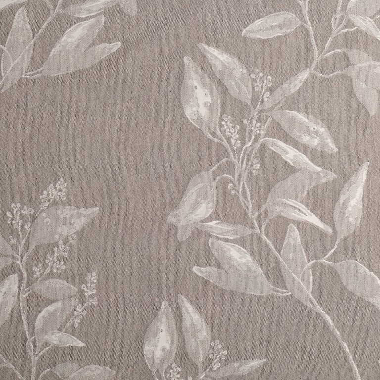 Duncan maßgefertigter Jacquard-Vorhang mit eleganten Blütenzweigen, matter Optik und beidseitig verwendbarem Design