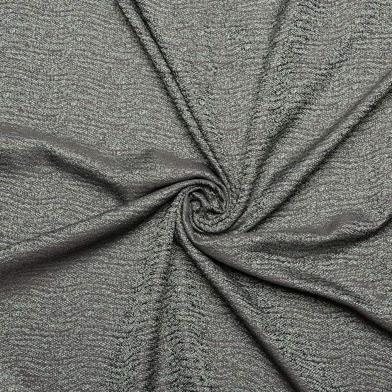 Mateo maßgefertigter Jacquard-Vorhang mit edler, strukturierter Oberfläche in Creme, Grau und Grün
