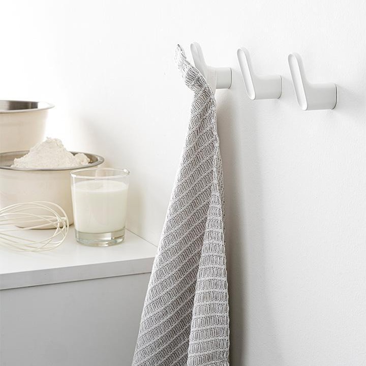 LUV zamak wall hook in Brushed Nickel, Brushed Brass Cava, Brushed Bronze, Matt White or Matt Black.